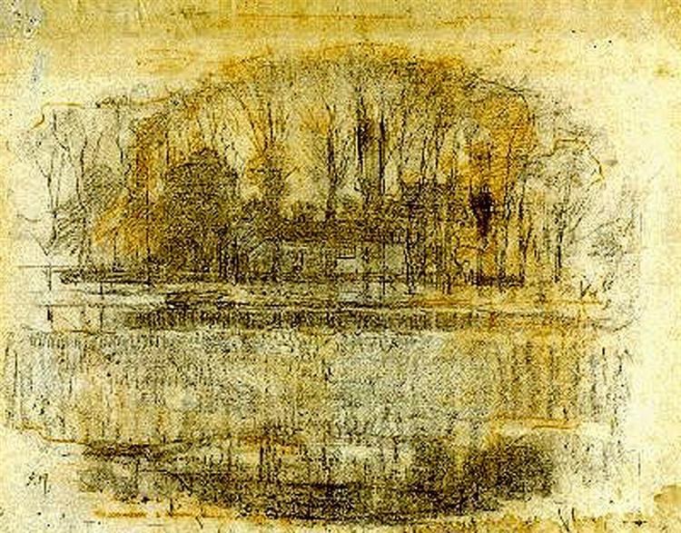 Ферма Гейнруст, Композиционный этюд, 1906