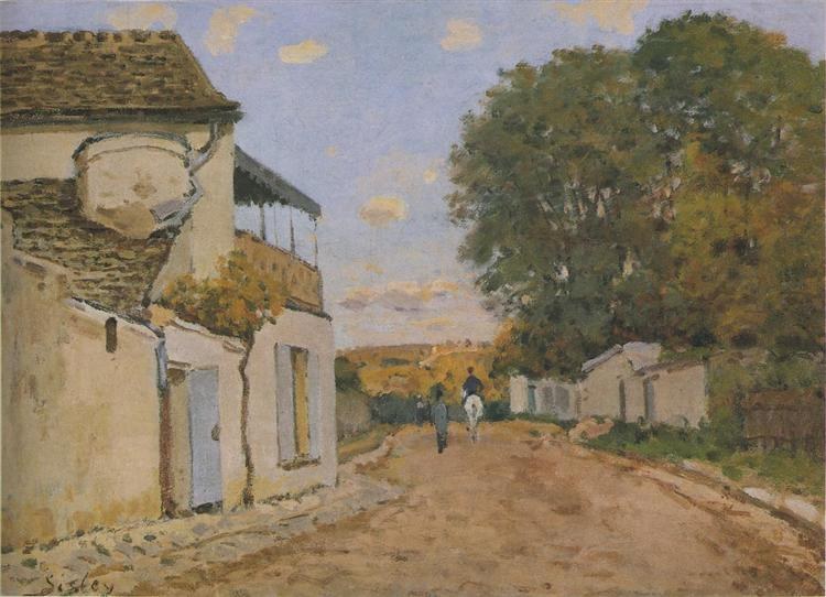 Улица Принцессы в Лувесьене, 1872