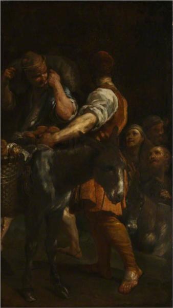 Крестьяне с ослами, 1715
