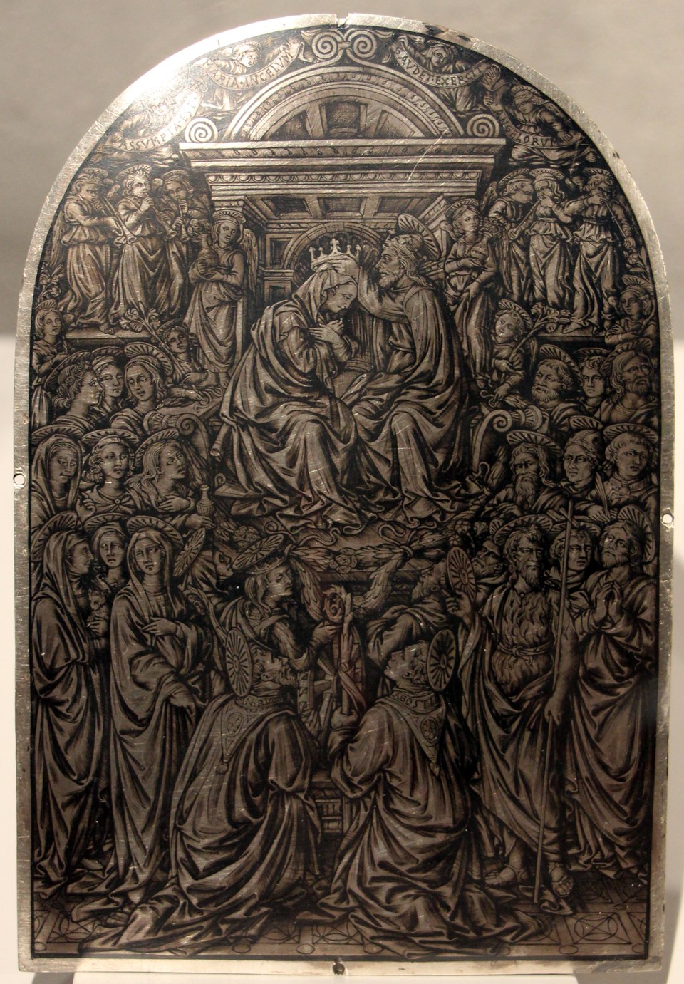 Мазо финигерра, коронация Богородицы, 1452 г. (Барджелло)