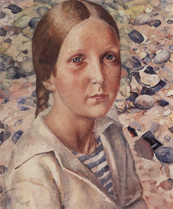 Девочка на пляже. 1925