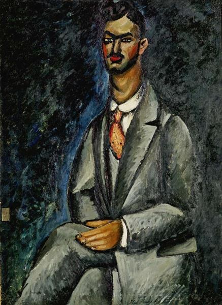 Портрет поэта, 1910 - Илья Машков