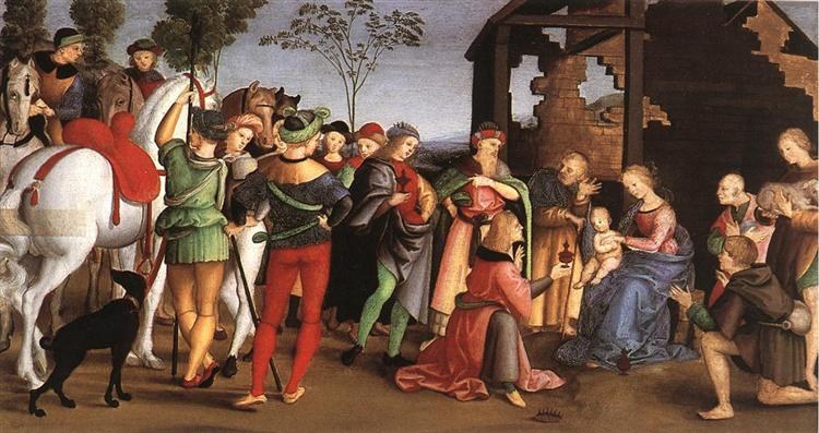 Поклонение волхвов, 1502 - 1503 - Рафаэль