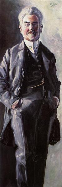 Портрет Леопольда Цихачека, стоя, 1907