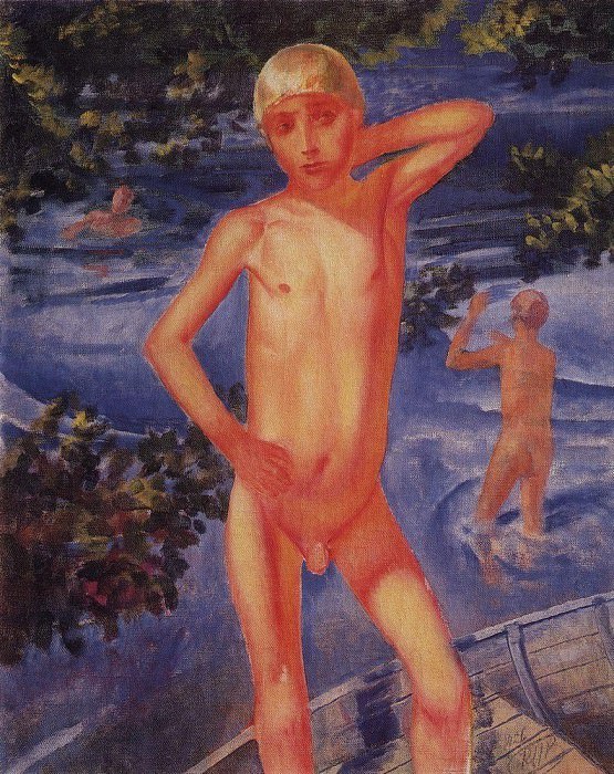 Купающиеся мальчики. 1926