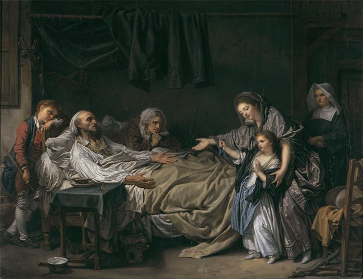 Дама милосердия, c.1773