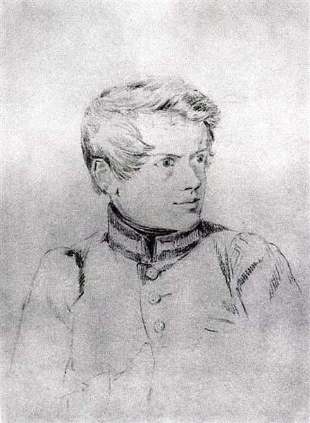 Автопортрет, 1813 - 1816 - Карл Брюллов