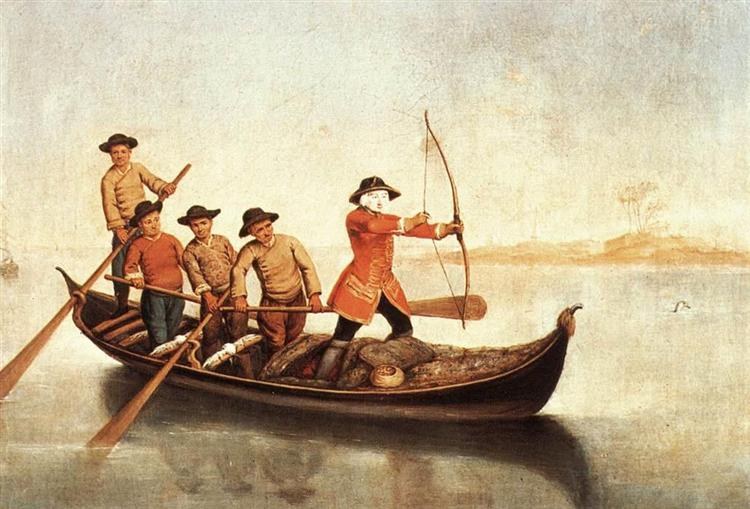 Утиная охота, c.1760