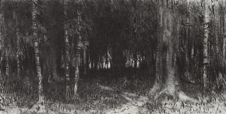 Лес, c.1870 - Архип Куинджи