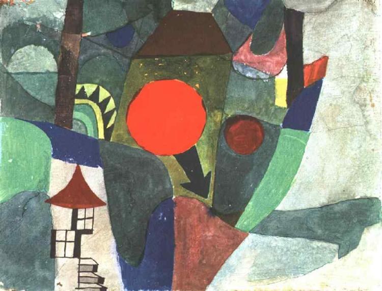 На закате солнца, 1919