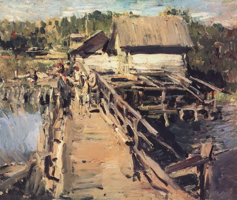 Мостик у мельницы. 1908