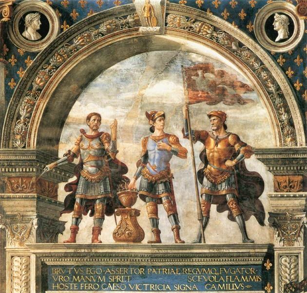 Украшение Зала дель Джильи, 1482 - 1484
