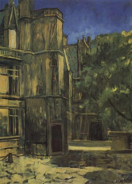 Тип музея Клюни в Париже, 1908 - Кузьма Петров-Водкин