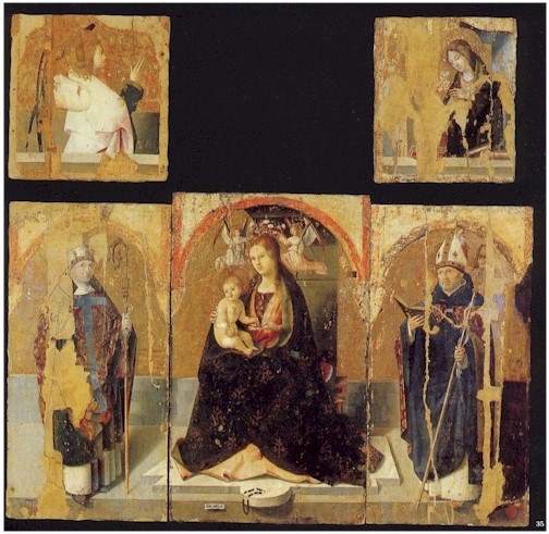 Полиптих со святым Григорием, 1473