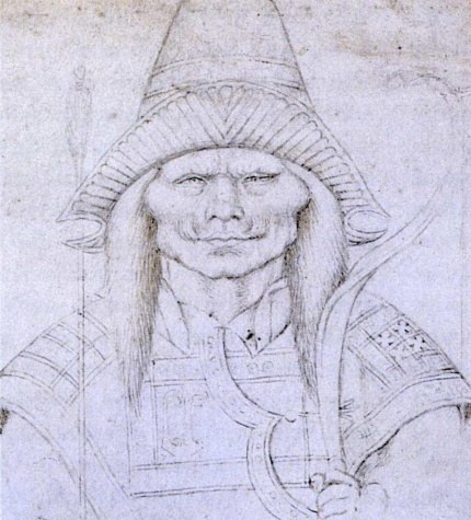 Этюд головы, 1436