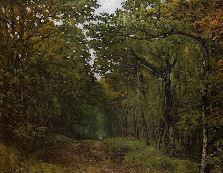 Аллея каштанов возле Ла-Сель-Сен-Клу, 1867