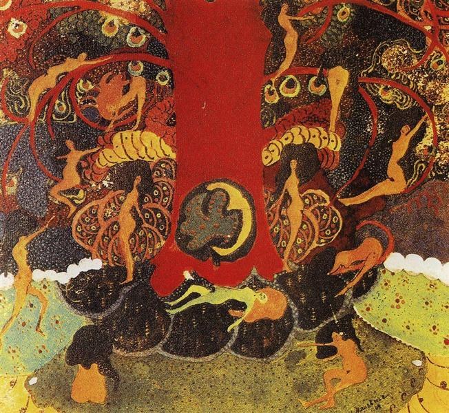 Дуб и дриады, c.1908