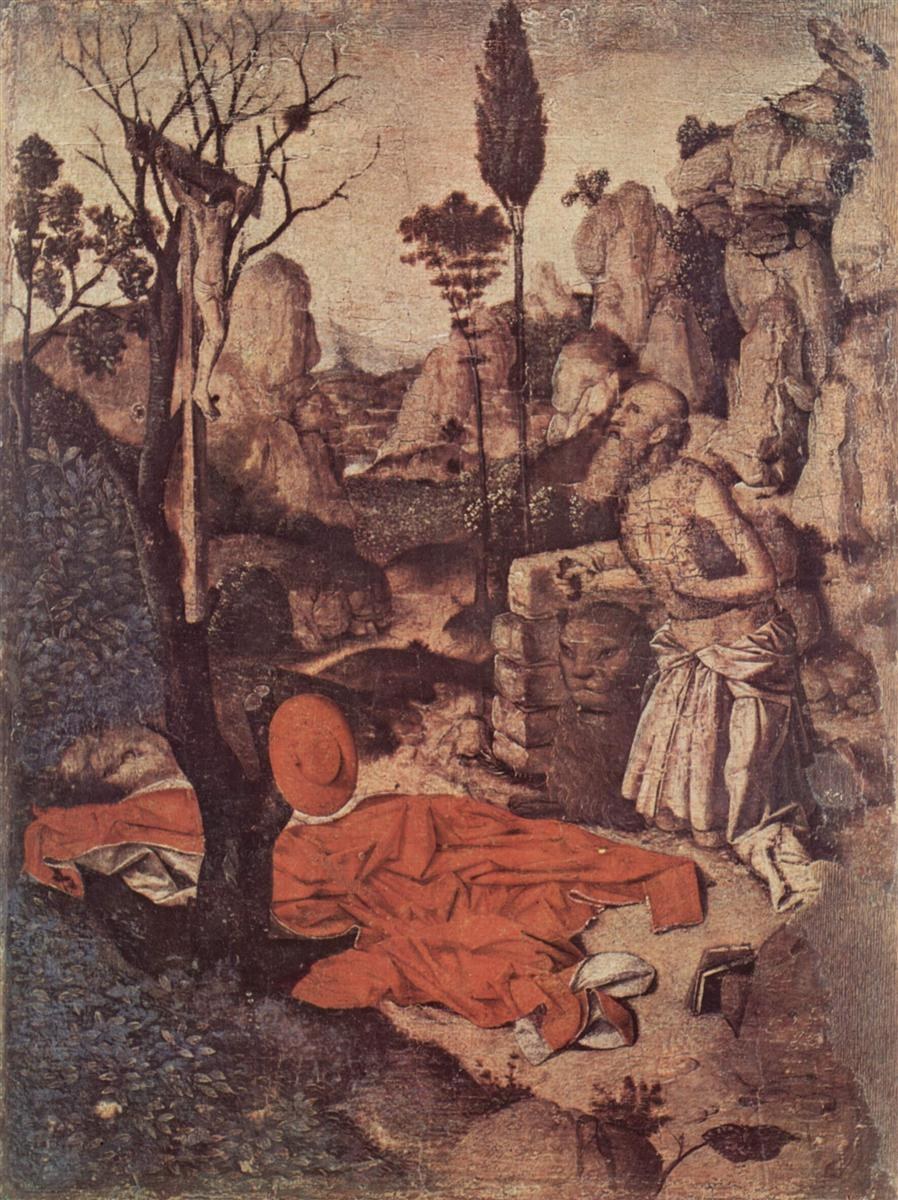 Кающийся святой Иероним, c.1455