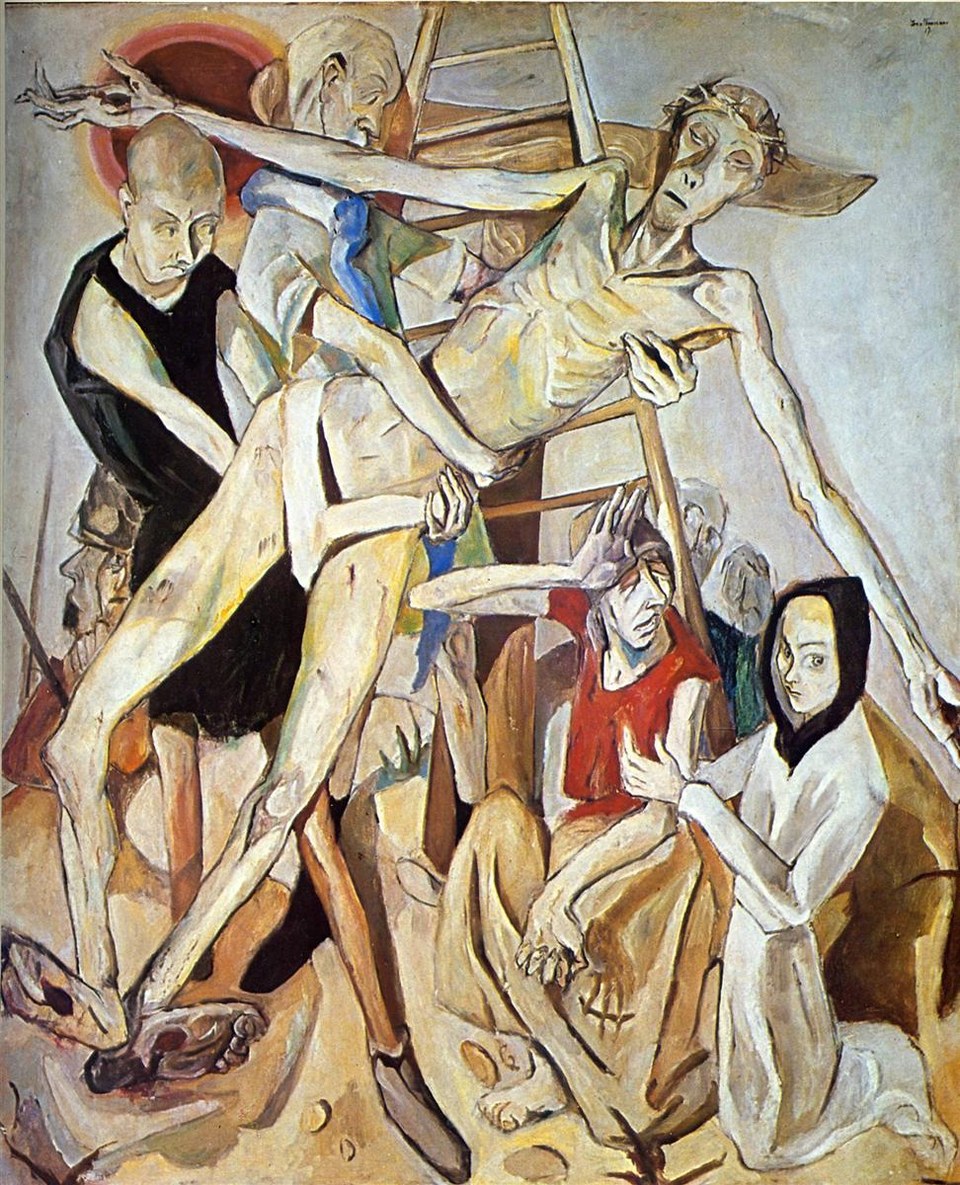 Снятие с креста, 1917 - Макс Бекманн