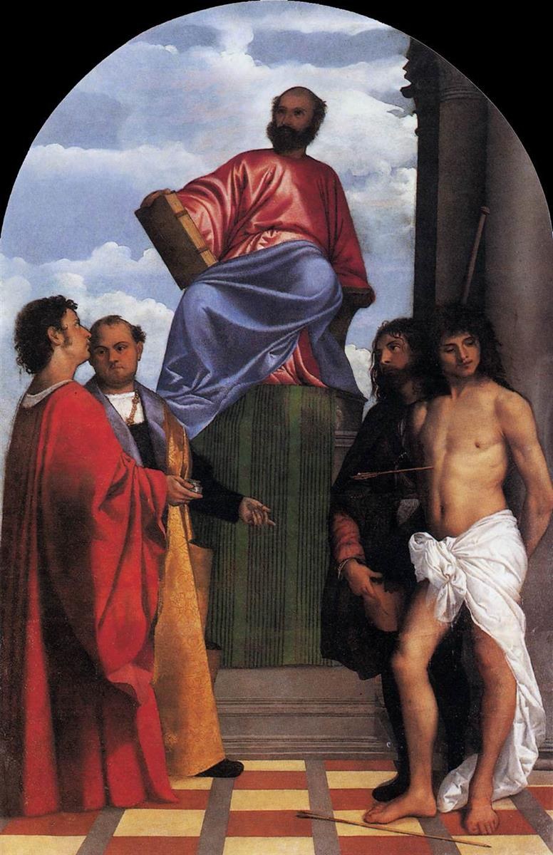Святой Марк на троне, 1510