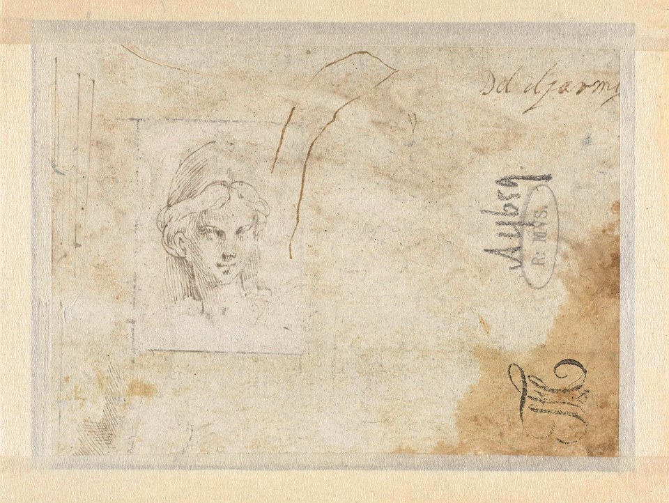 Голова женщины в шлеме (Минерва?)