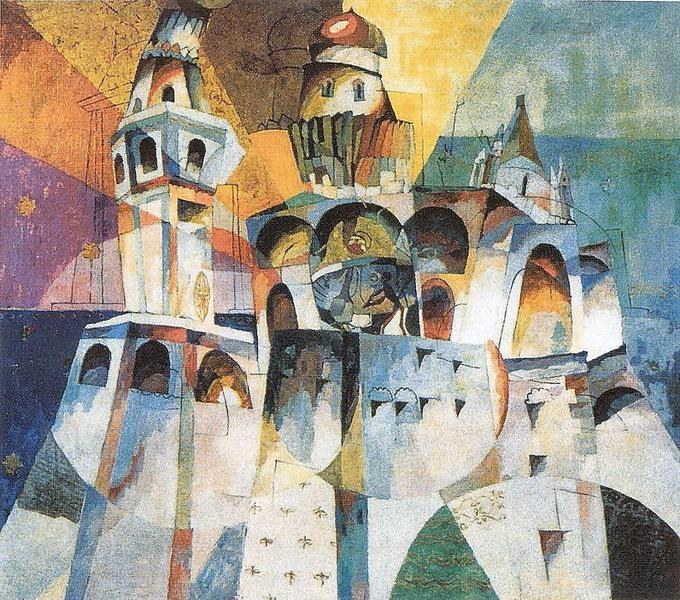 Колокола. Колокол Иван Великий, 1915 - Аристарх Лентулов