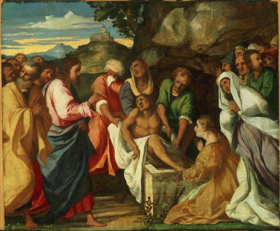 Воскрешение Лазаря, 1514 - Пальма Веккьо