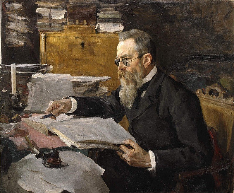 Портрет композитора Н.А.Римского-Корсакова