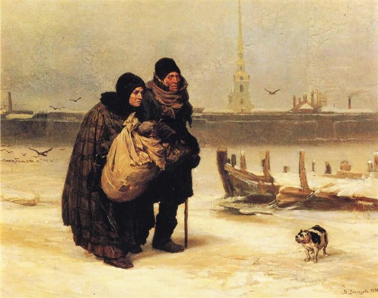 Переезд, 1876 - Виктор Васнецов