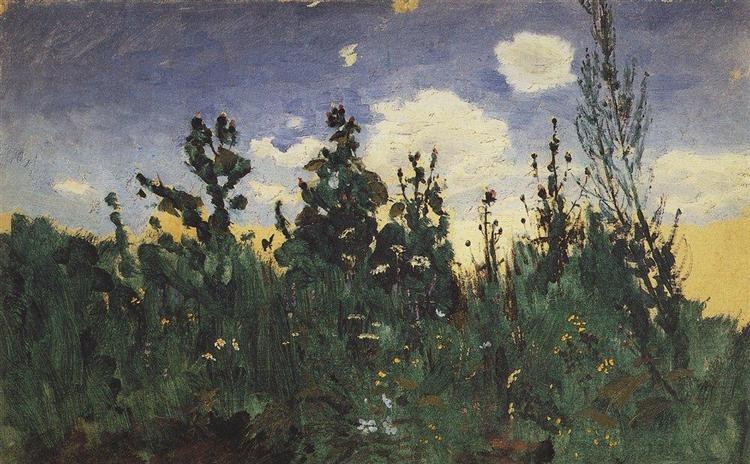 Дикая трава, 1875 - Архип Куинджи