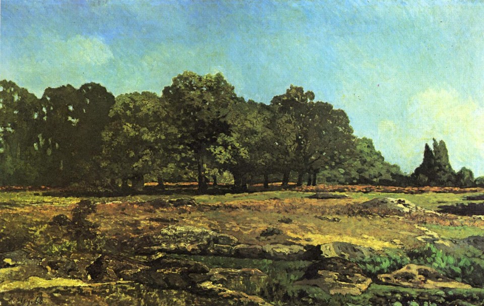 Аллея каштанов возле Ла-Сель-Сен-Клу, 1865