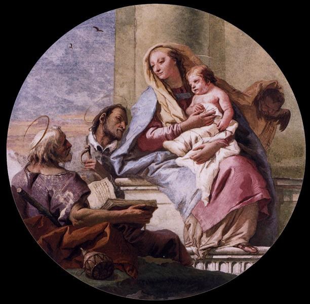 Богоматерь с младенцем и святыми, c.1759