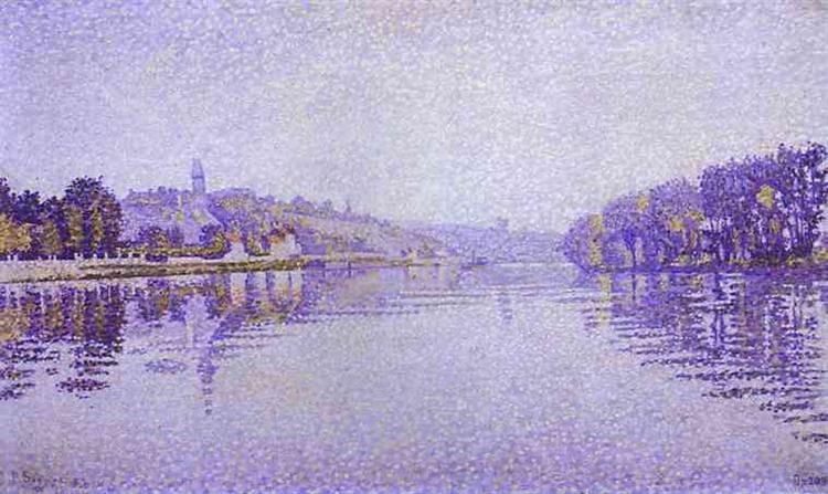 Берег реки, Сиена в Эрбле, 1889