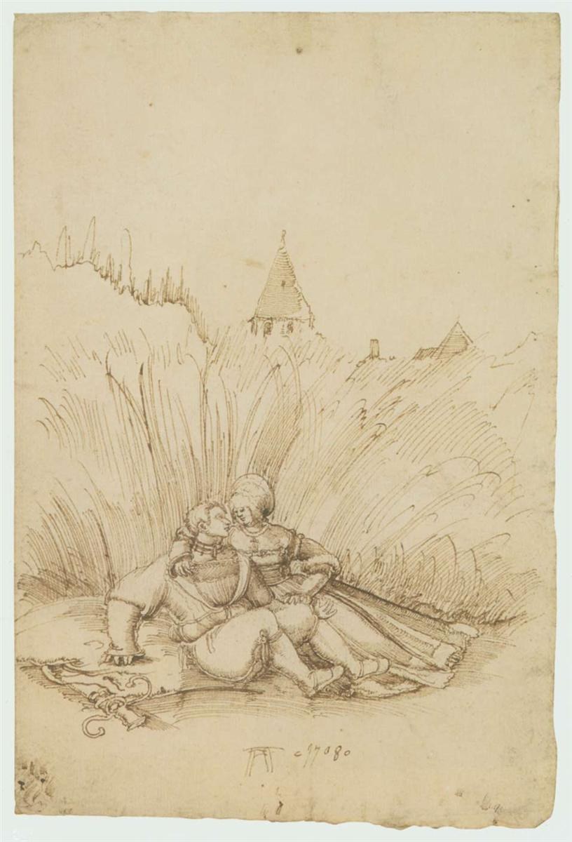 Влюбленные на сене, 1508