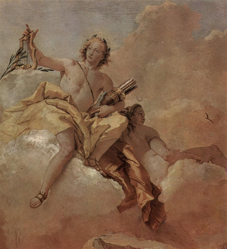 Аполлон и Диана, 1757