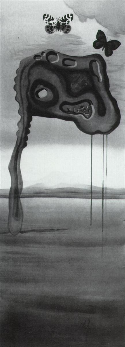 Без названия (Сюрреалистический пейзаж), 1957