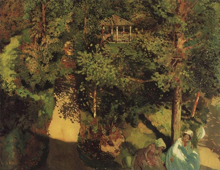 Секреты, 1897 - Константин Сомов
