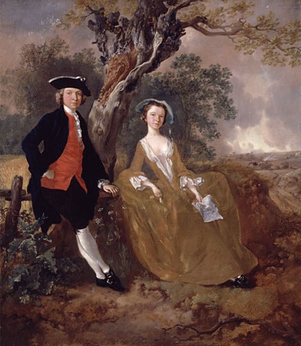 Неизвестная пара в пейзаже, c.1755