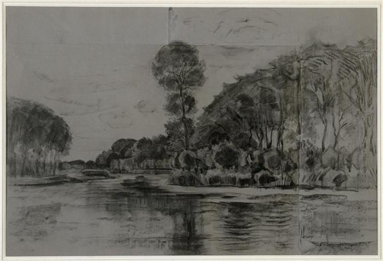 Одинокое дерево в Гейне, 1906 - 1907