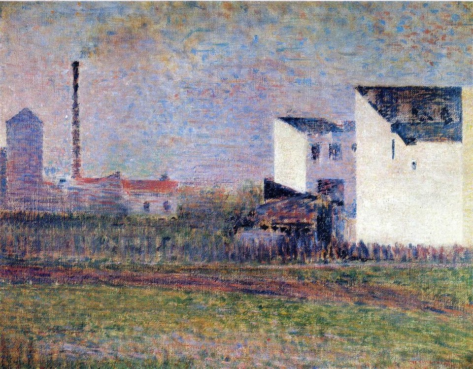 Пригород, 1881 - 1882 - Жорж Сёра