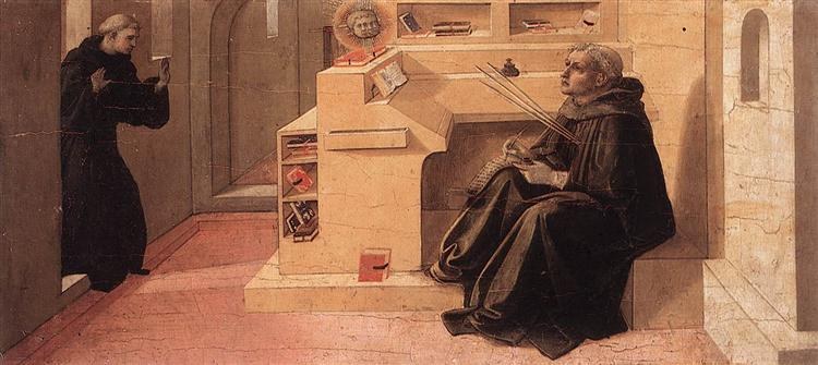 Видение святого Августина, 1438