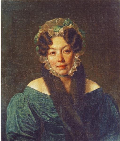 Портрет М. М. Философовой, 1823 - Алексей Венецианов