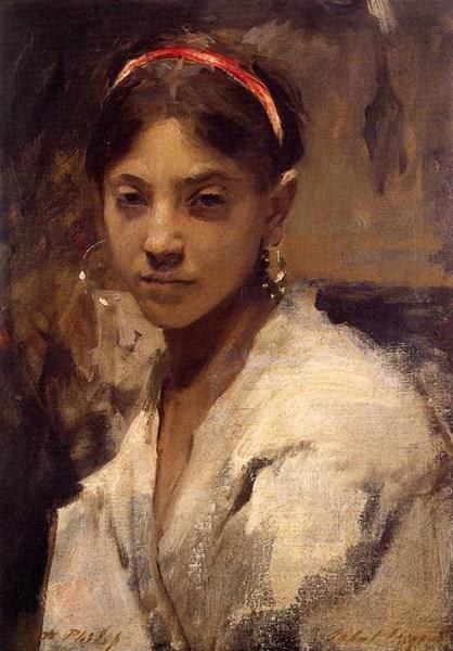 Голова девушки с Капри, 1878