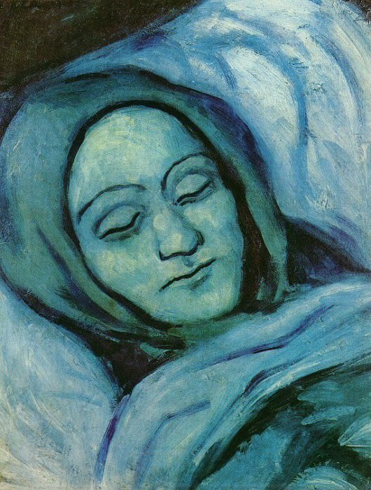 1902 TИte dune femme morte