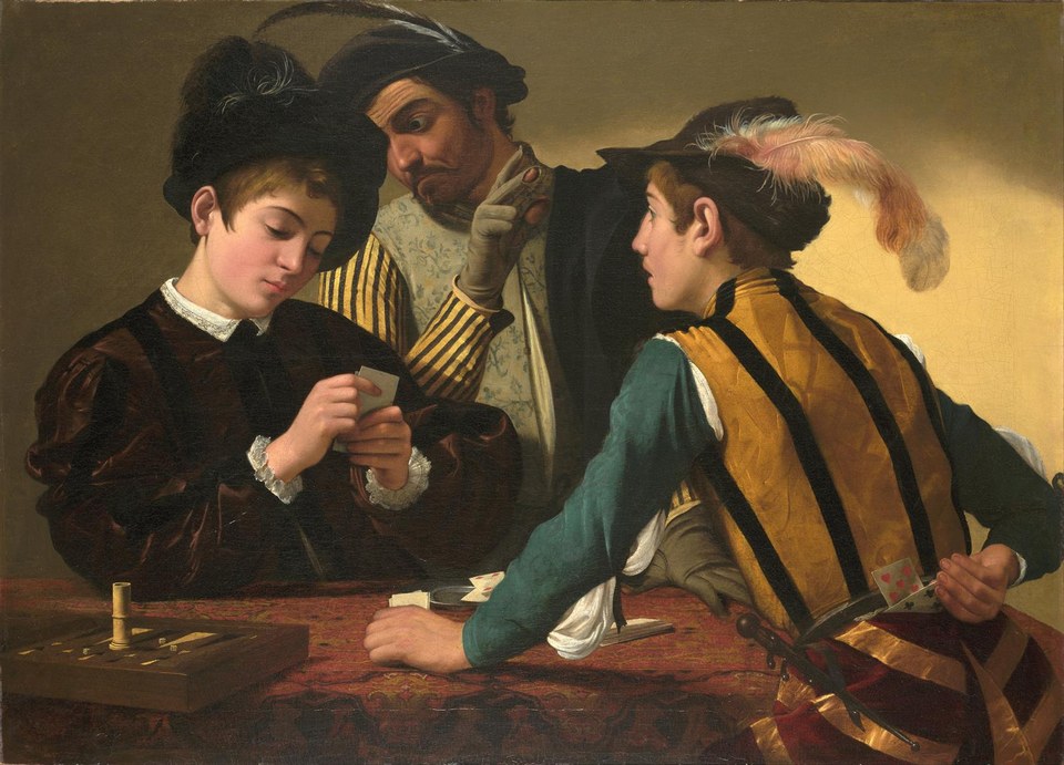 Карточные шулеры, c.1594