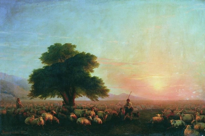 Отара овец 1857 107х161