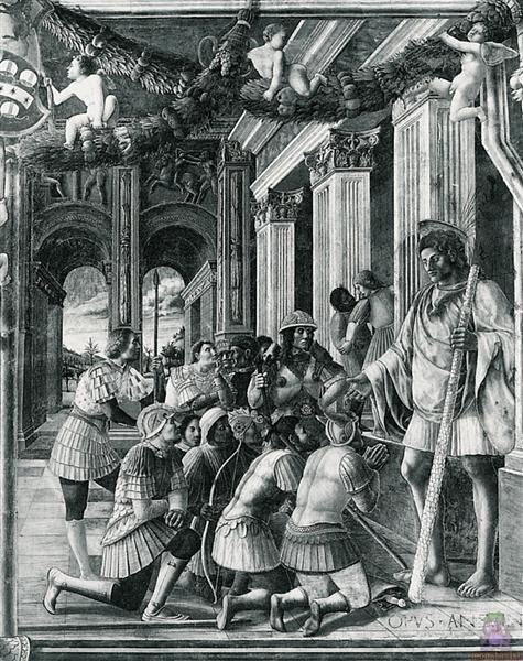 Сцены из жития святого Христофора, 1448