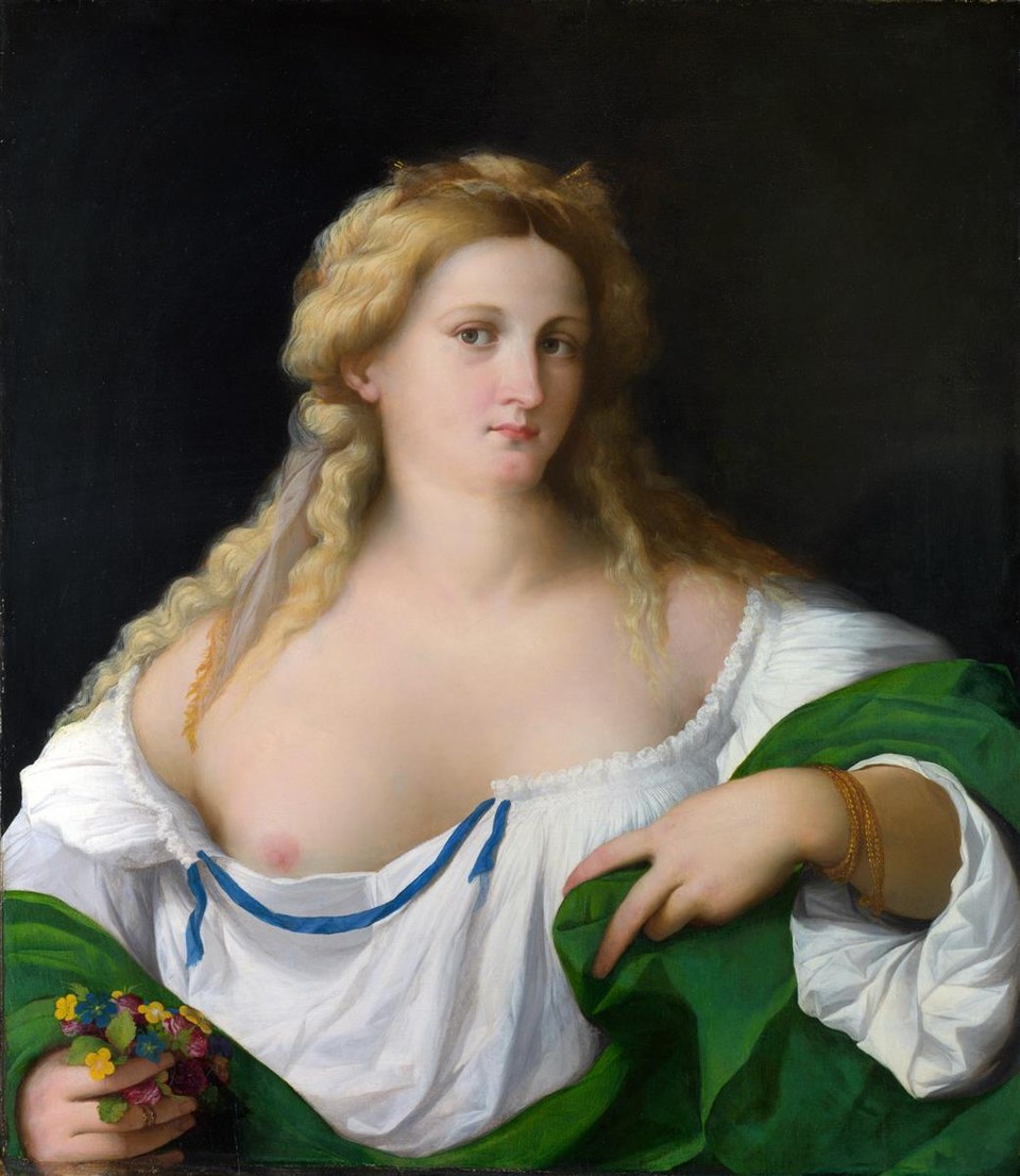 Блондинка, c.1520 - Пальма Веккьо