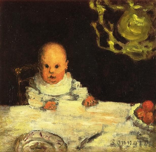 Ребенок за столом, 1893
