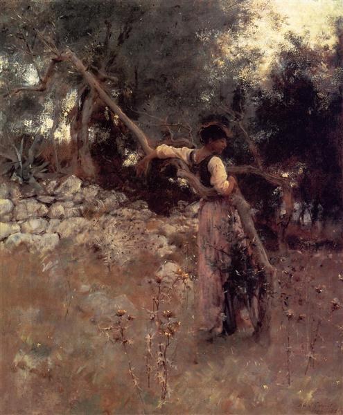 Девушка Капри, 1878